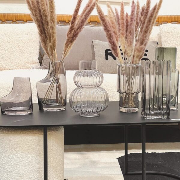 Vaas Droit 12x10xh30cm klaasist hall