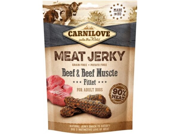 Carnilove Dog Jerky Beef fillet 100g