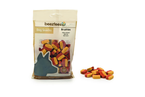 Beeztees närimispulgad koerale 150g brushies