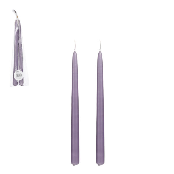 Küünal h29x d2,2cm 2tk/pk lilla