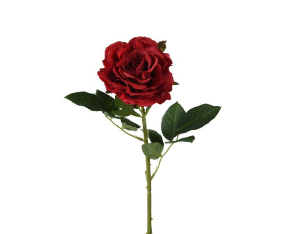 Kunstlill roos d15x h71cm punane