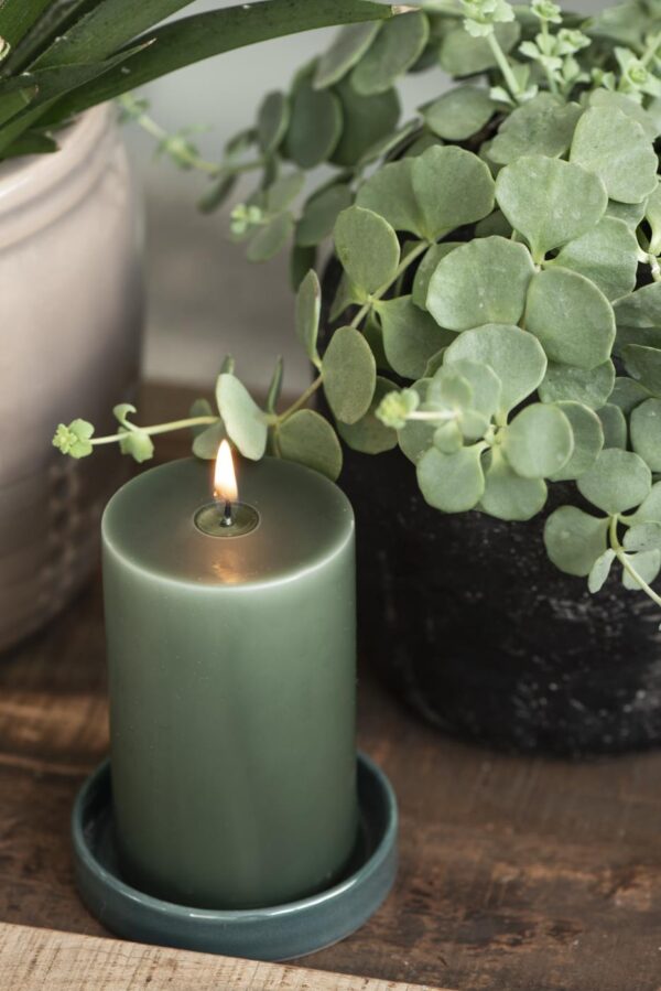 Küünlaalus d7cm petrool