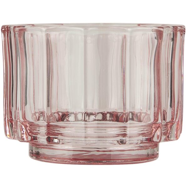 Küünlahoidja roosa 7x9cm Valencia Wide