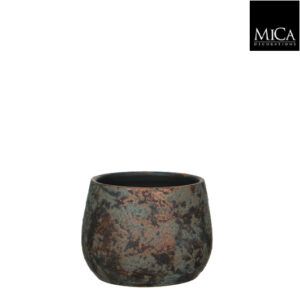 Mica lillepott Clemente 19,5×15,5cm rooste