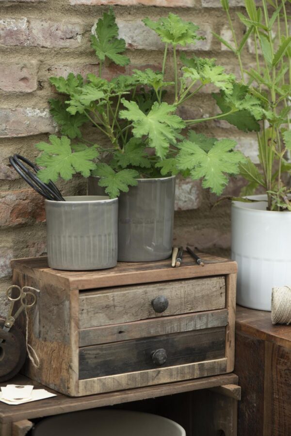 Lillepott North Sea Ø11x h10,5cm hall