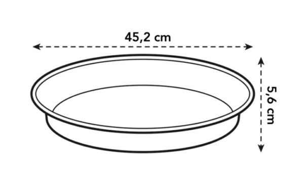 Istutuspoti alus Green Basics 45cm terra