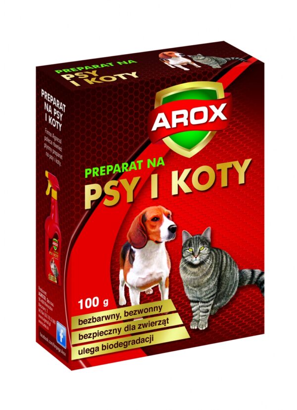 Arox peletuspulber koerte-kassidele 100g
