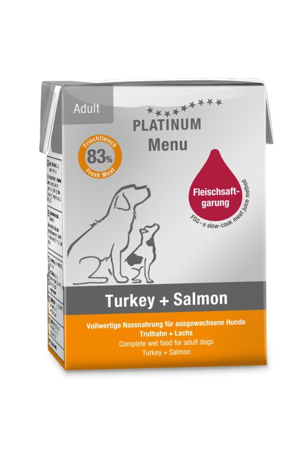 Platinum Menu konserv koerale kalkuni ja lõhega, 185g