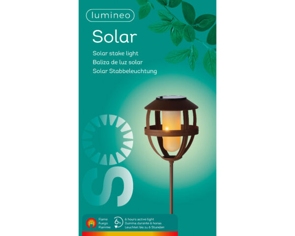 Solarvalgusti tõrvik d13x h80cm pruun