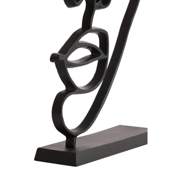 Dekoratsioon nägu 26x8x51cm must