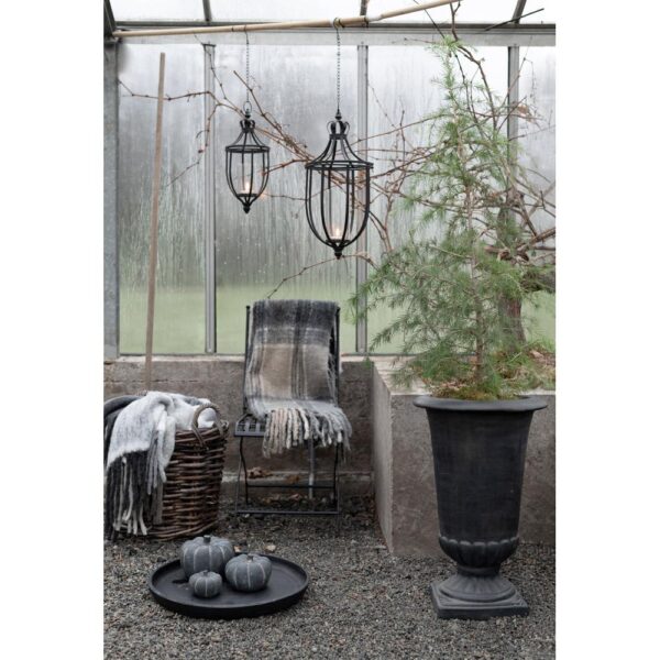 Pleed Ira triibuline 130x170cm must/beez