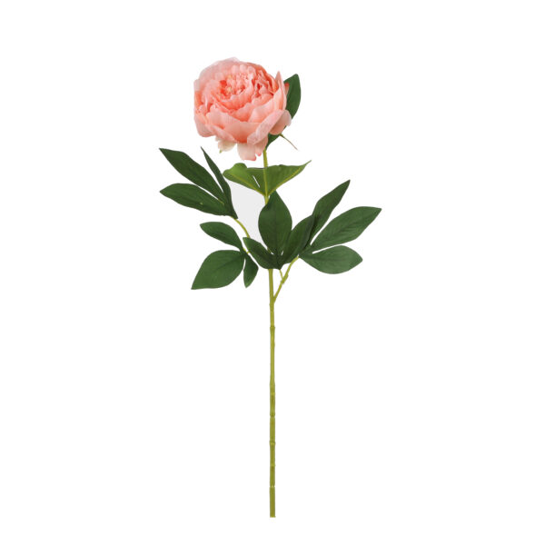 Kunstlill Pojeng peach  l76cm