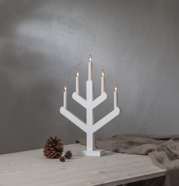 Advendiküünal Vinga 5 haru valge