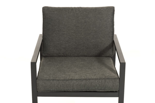 Aiamööbli komplekt Piazza must/tumehall