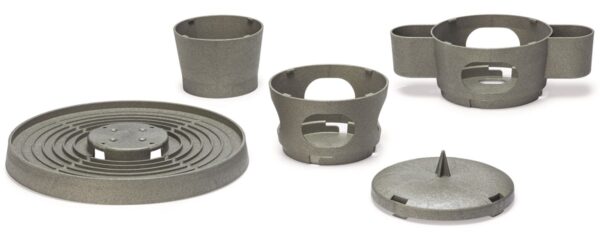 Beeztees sööginõu kanadele 30x30x32,5cm hall