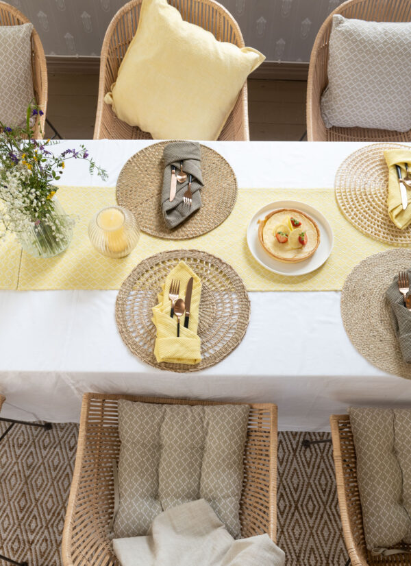 Padi Porvoo 50x50cm kollane