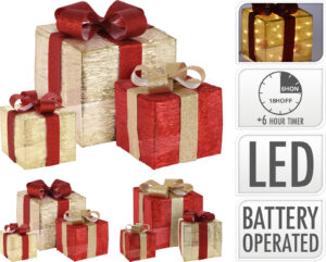 Kingipakk LED 3tk patareiga