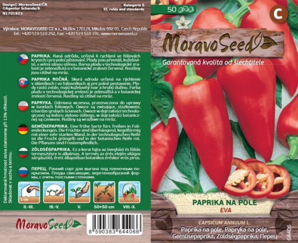 Magus paprika 'Eva' varajane