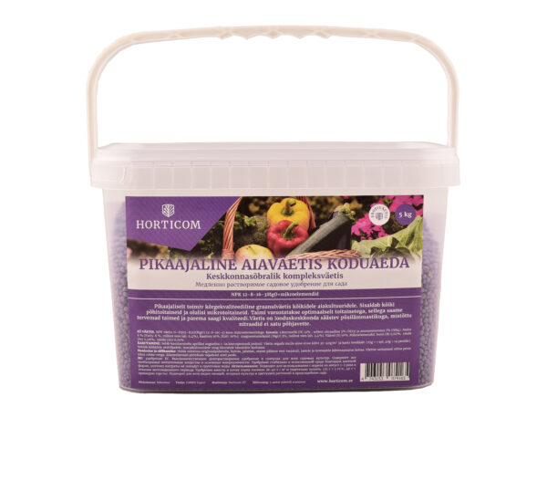 Pikaajaline aiaväetis koduaeda Horticom 5kg