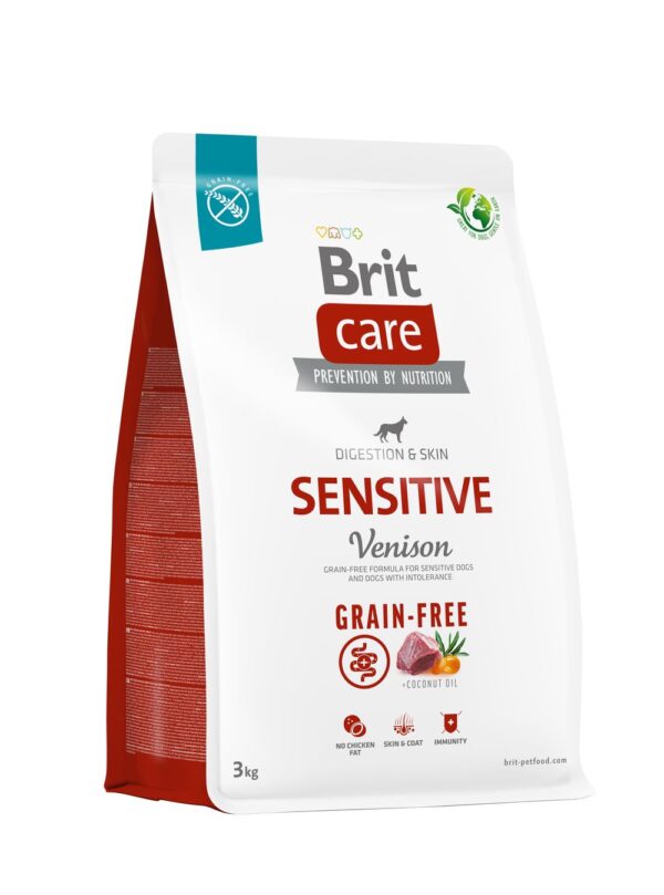 Brit Care koeratoit GF Sensitive Venison 3kg