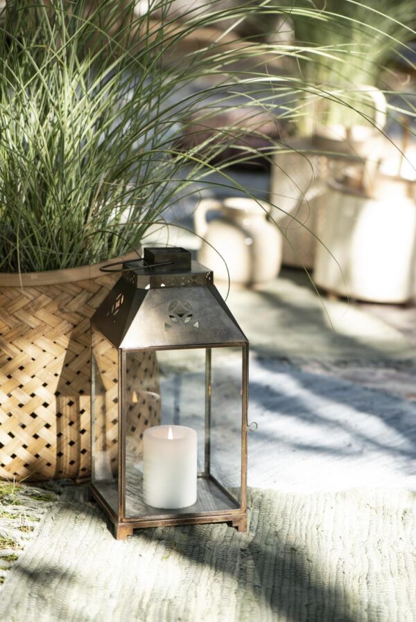 Latern Johanne 17.5x h36.5x 17.5cm kuldne