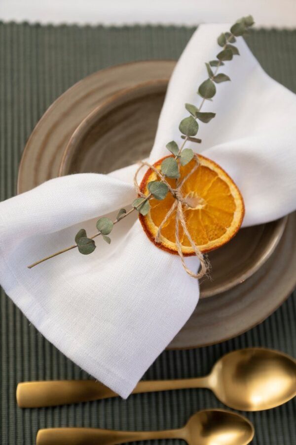 Salvrätik Pellava 45x45cm 2tk/pk valge