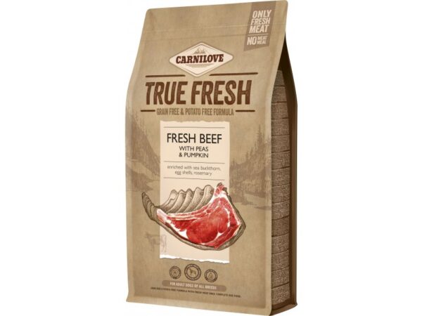 Carnilove kuivtoit True Fresh veiselihaga koertele, 1.4kg