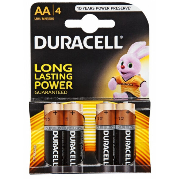 Patarei Duracell AA / MN1500 K4tk.