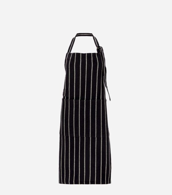 Põll Chef 90cm must valgete triipudega