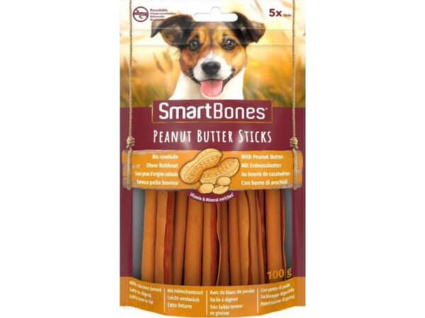 SmartBones Peanut Butter Sticks 5tk 100g