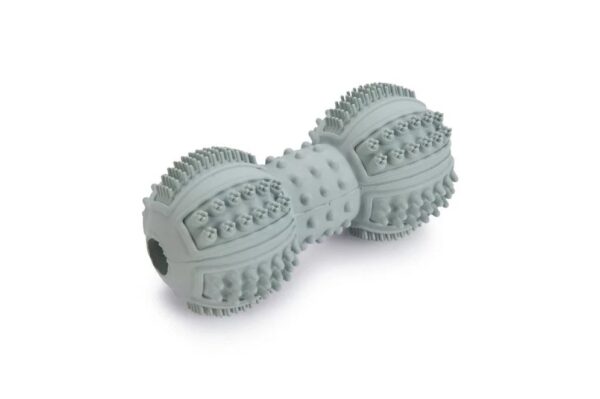 Mänguasi kummist dental hantel 9x4x4 roheline