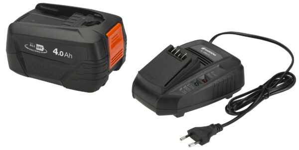 Aku ja laadija komplekt Gardena P4A, 4.0 Ah, 18V/72 + AL 1830 CV