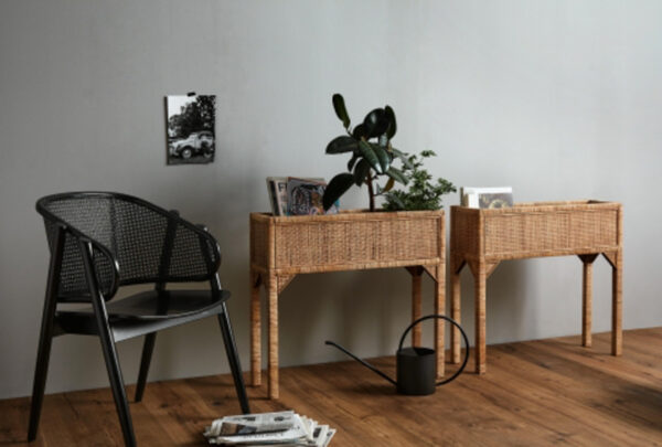 Lillepostament MATERA rattan