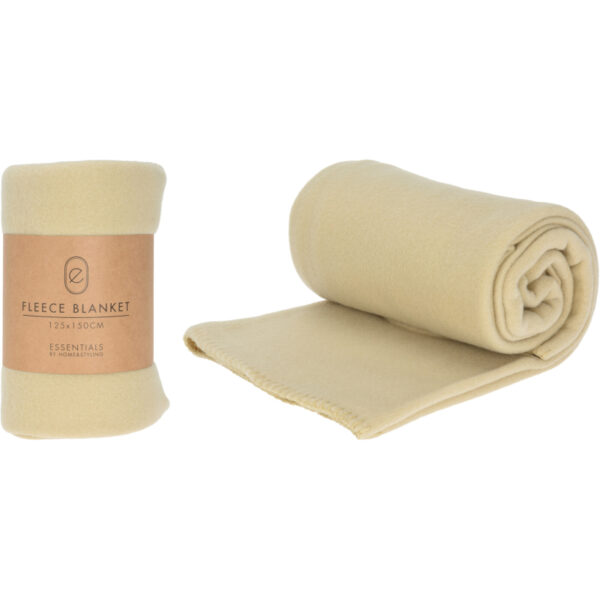 Pleed 125x150cm fliisist kreem