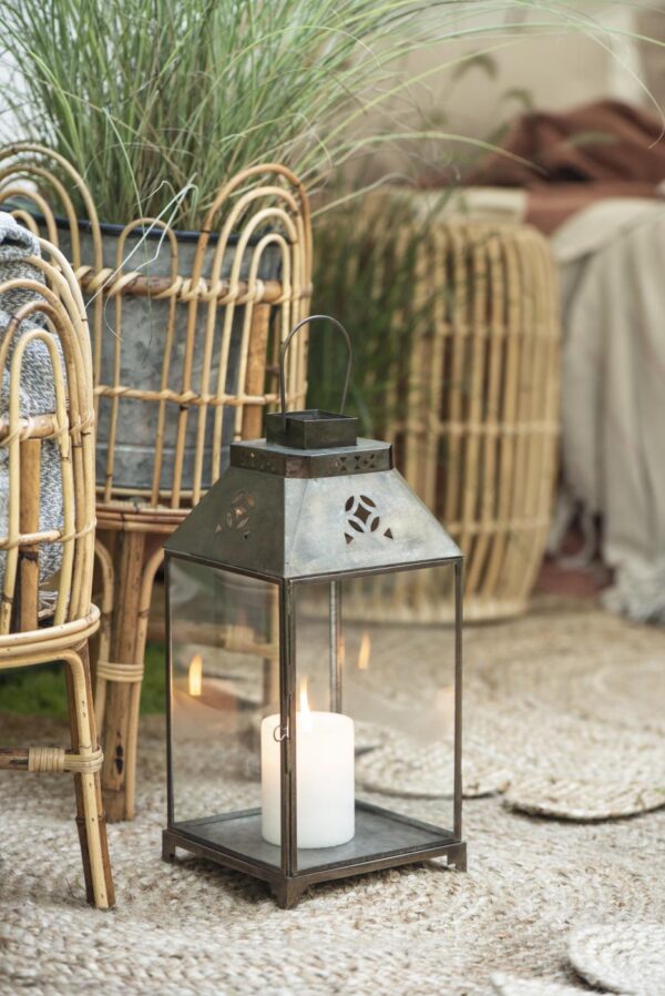 Latern Johanne 17.5x h36.5x 17.5cm kuldne