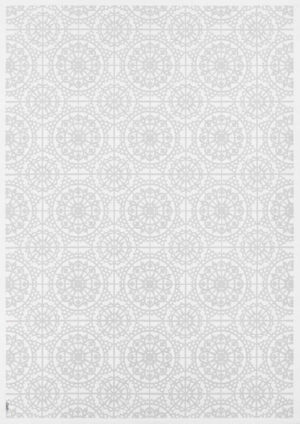 Kahepoolne vaip Narma Raadi valge 160x230cm