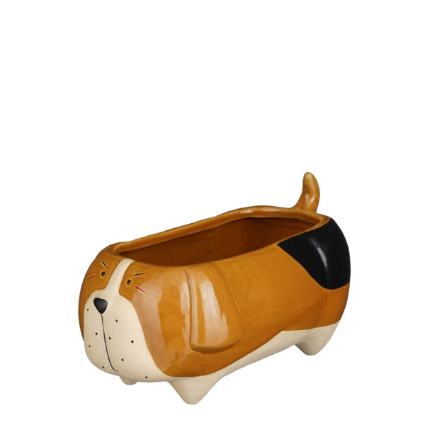 Lillepott koer 22x13x h12cm pruun