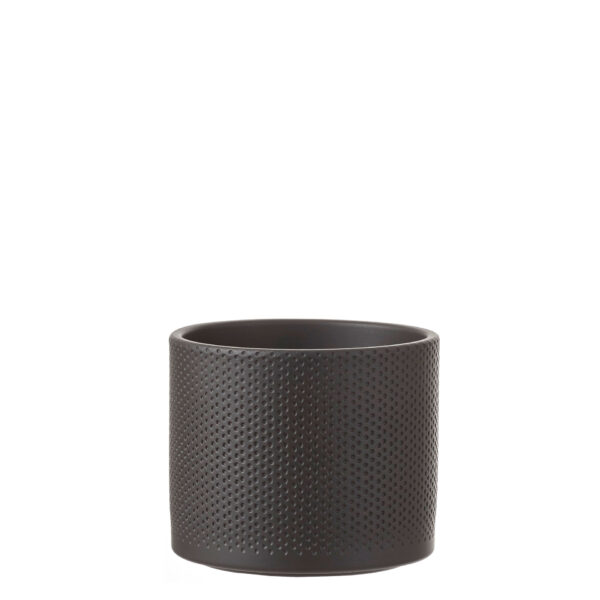 Lillepott Era reljeefne Ø15x h13cm tumehall