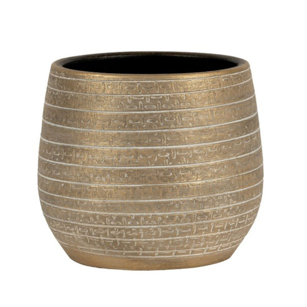 Keraamiline pott Solano Ø16x h14cm kuldne