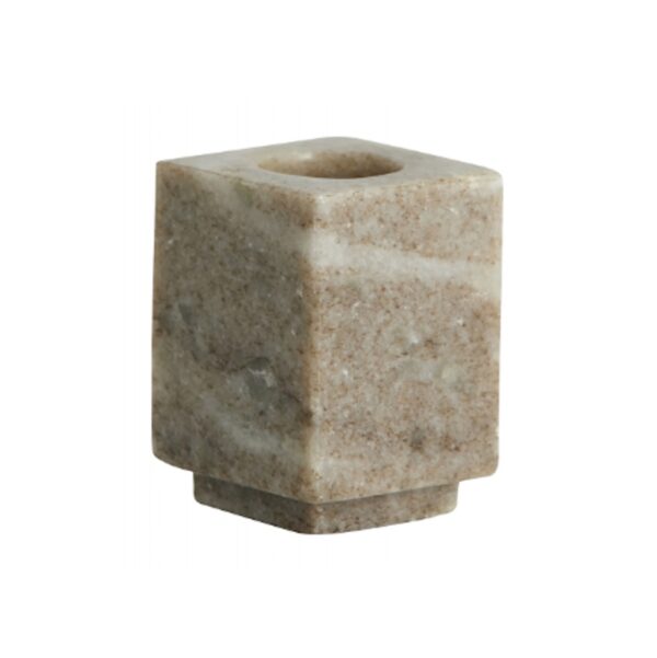 Küünlahoidja HAIDA S, sand marble