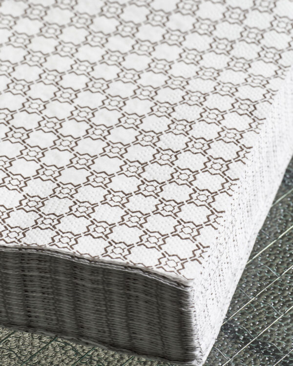 Salvrätik Grid 16,5x16,5cm 40tk pruun