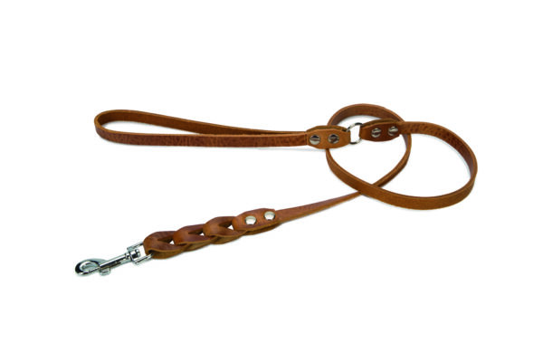 Beeztees jalutusrihm koerale 110cm x12mm pruun nahast