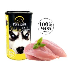 Fine Dog linnulihakonserv koertele 100% liha 1200g