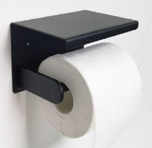 Tualettpaberi hoidja 14x10x10cm must