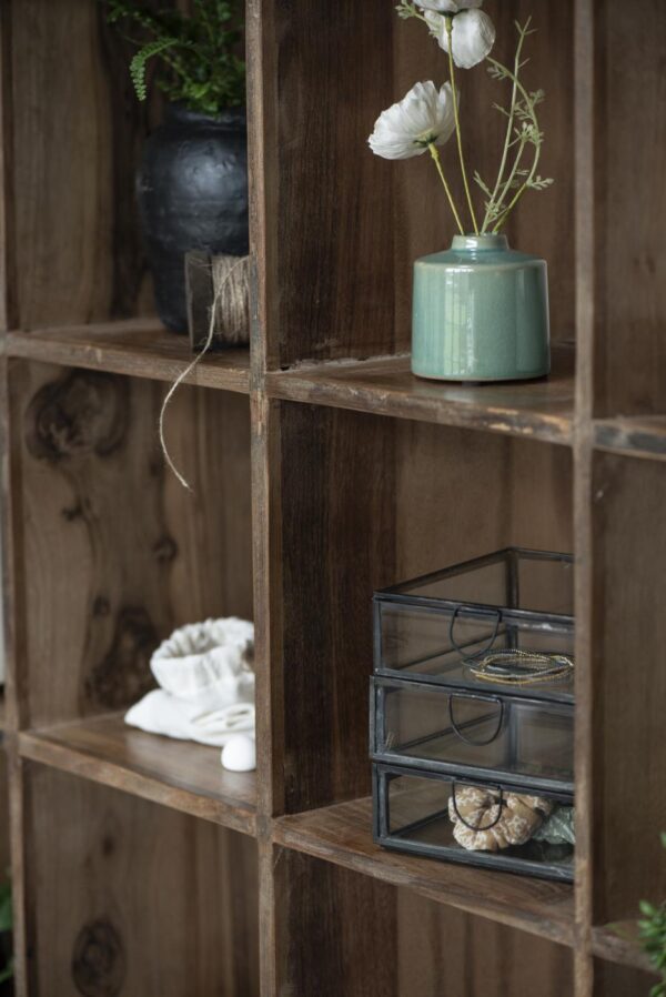 Karp 3 sahtilga, 15.5x h15.5x 15.5cm must