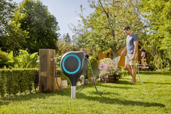 Voolikupool vaiaga Gardena Roll-up 20 m türkiis