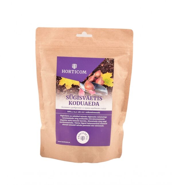Horticom sügisväetis koduaeda 1kg