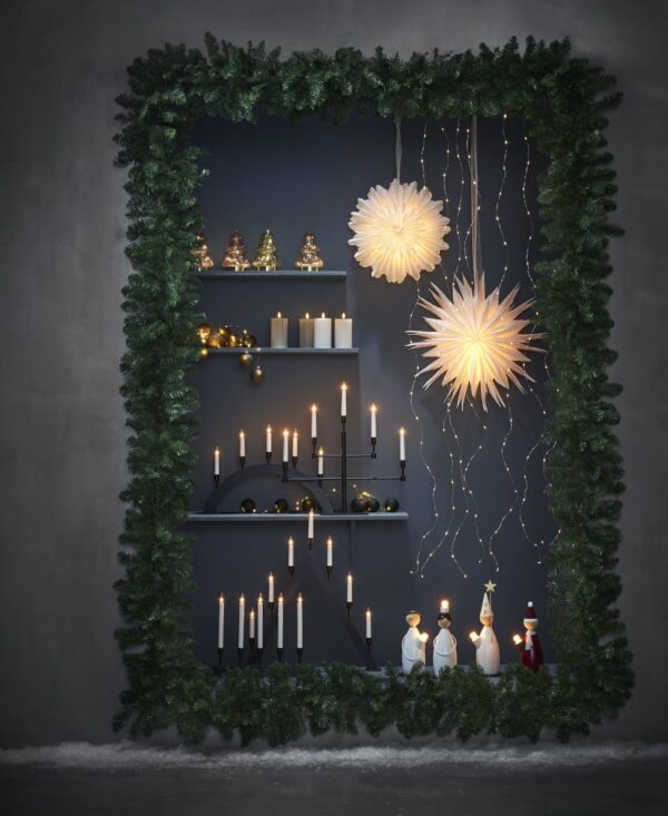 Dekoratiivtäht rippuv, valgustatav H60cm