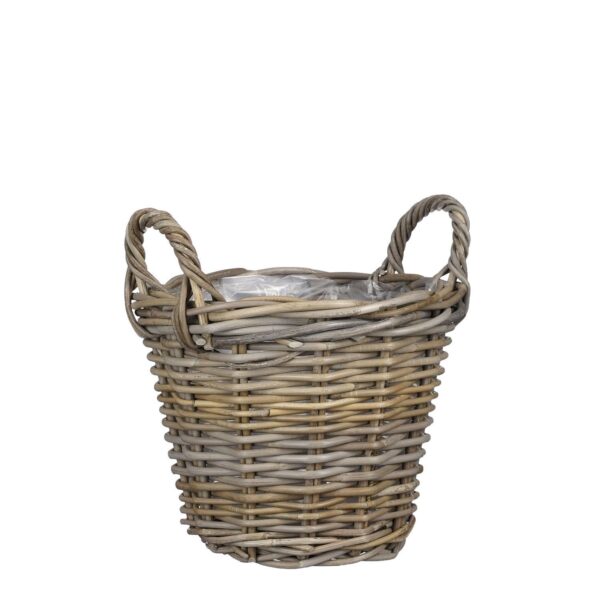 Korv Marcia h23x d30cm kile sisuga, hall