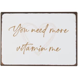 Silt You need more vitamin me 20x h14cm kreem